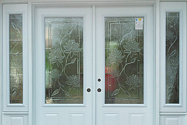 Decorative Entrance Door Glass