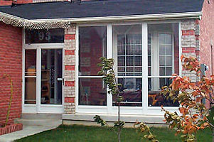 York Aluminum matching windows and door